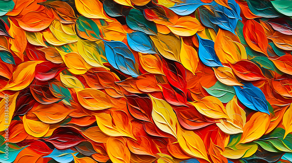 custom made wallpaper toronto digitalColorful Autumn Leaves Background