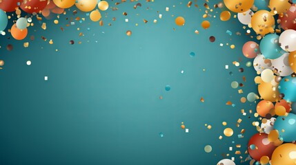 Balloon party background