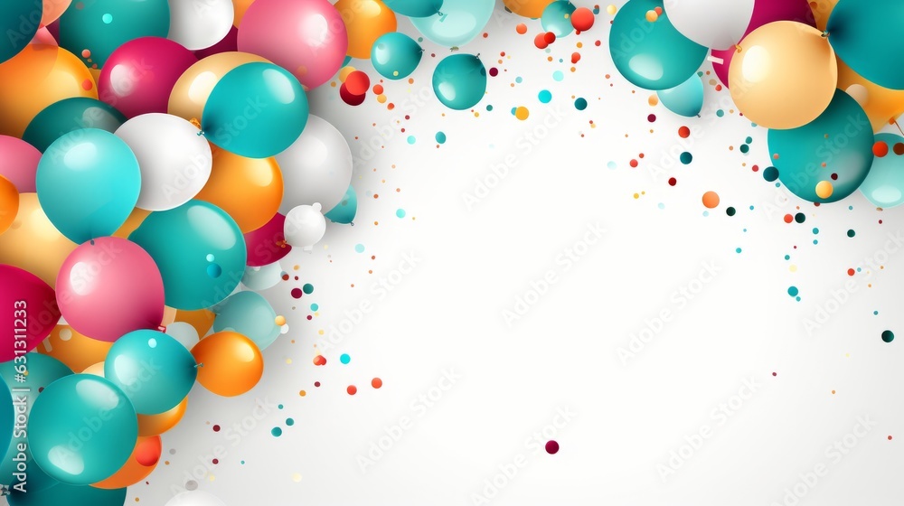 Balloon party background