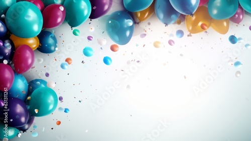 Balloon party background