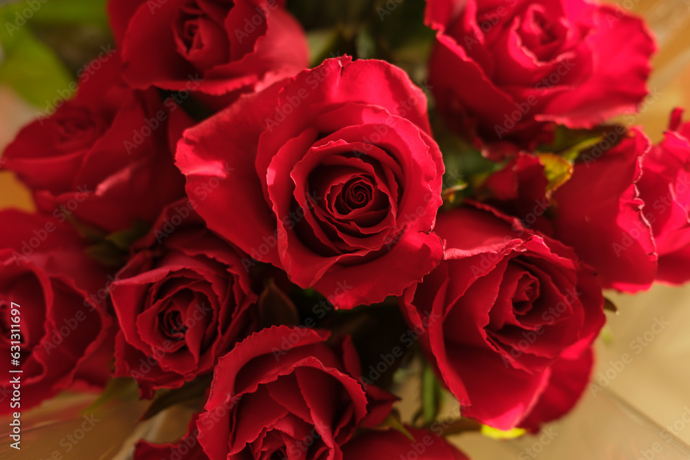 赤い薔薇の花束 赤い薔薇の花束