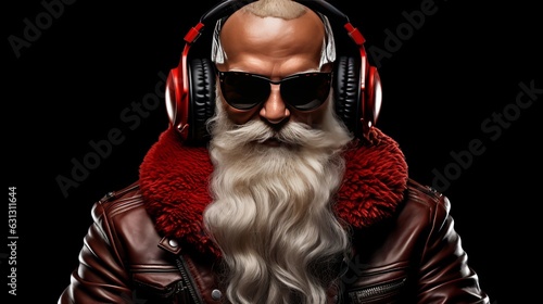 Cool Santa Claus DJ © olegganko