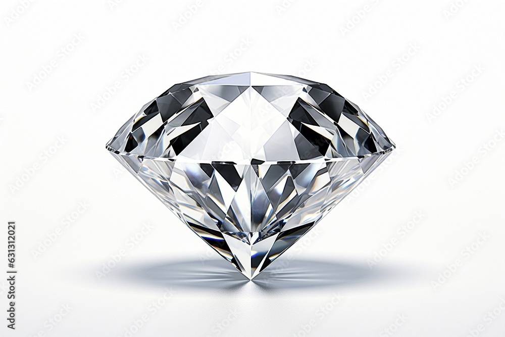 diamond isolated on white background. diamond isolated on white background.