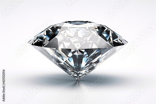 diamond isolated on white background.