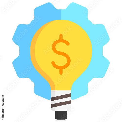idea icon often used in design, websites, or applications, banner, flyer to convey specific concepts related to project management.