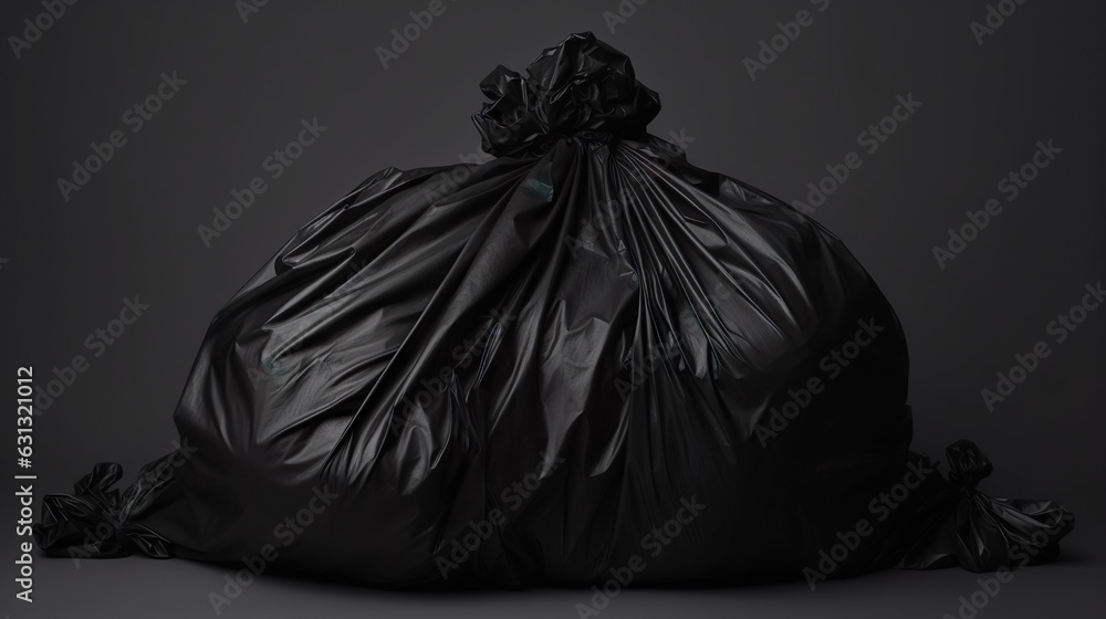 close up garbage bag on white background clipping path close up garbage bag on white background clipping path