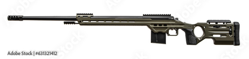 Konstfotografi Modern sniper rifle on a lightweight aluminum chassis