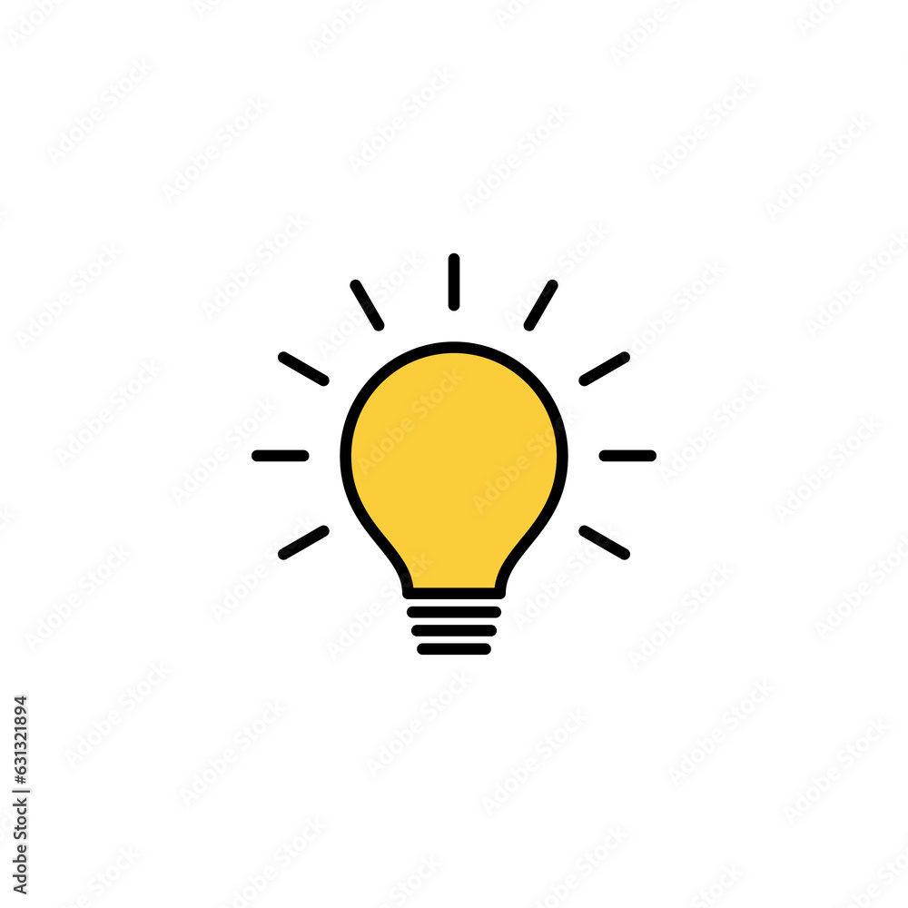 Lamp icon vector for web and mobile app. Light bulb sign and symbol. idea symbol. Lamp icon vector for web and mobile app. Light bulb sign and symbol. idea symbol.