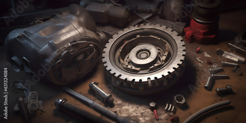 Replacing a car clutch with a clutch kit and a set of too three generative AI