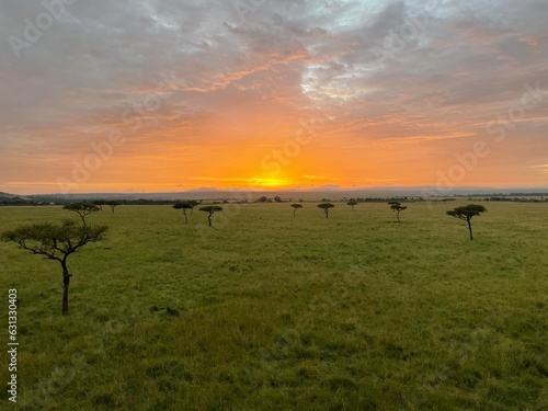 Sunrise over the Maasai Mara 