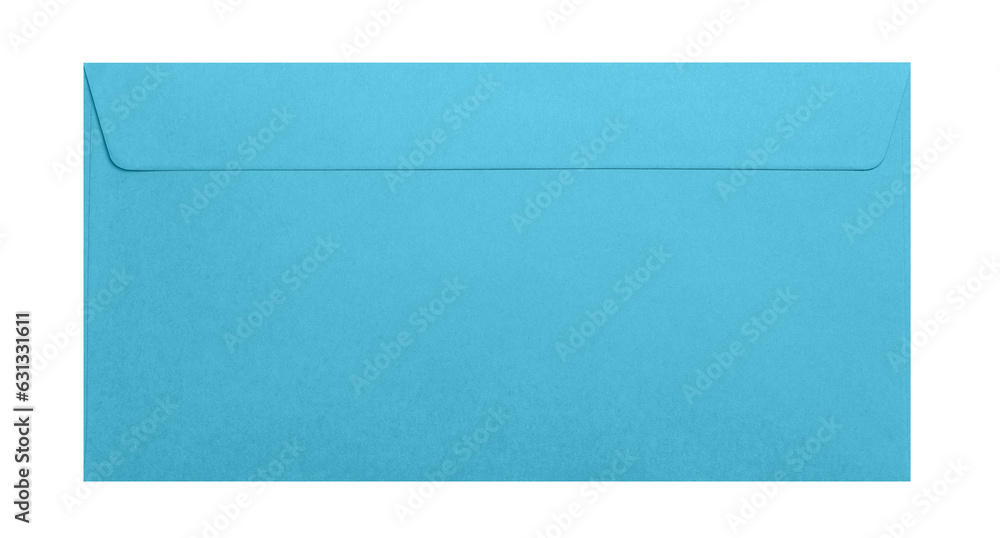 Blue envelope cut out Blue envelope cut out