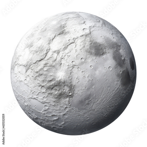 moon  isolated on transparent background cutout