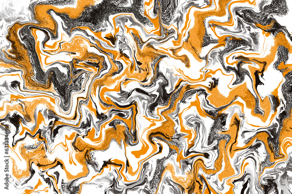 Obraz premium Abstract liquid effect surface background.
