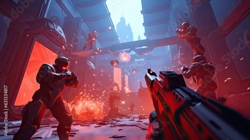 Valorant Soldier Concept Character. FPS Gameplay scenario.	 First-person shooter.