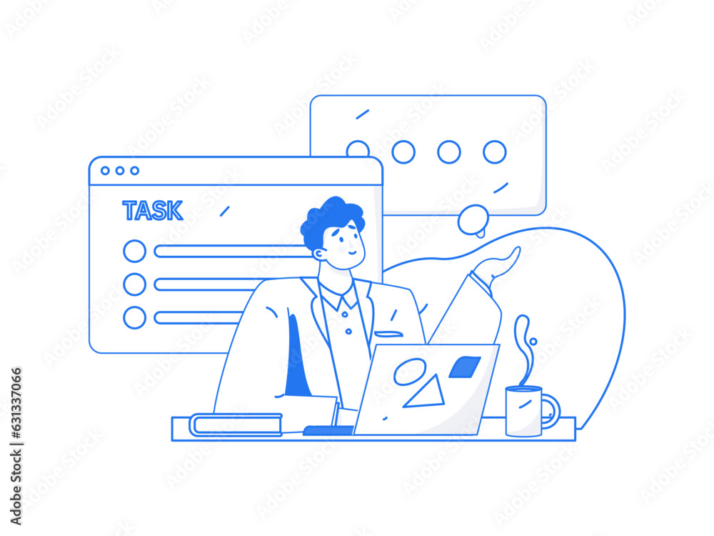 Business People Flat Vector Concept Operation Hand Drawn Illustration
Business People Flat Vector Concept Operation Hand Drawn Illustration