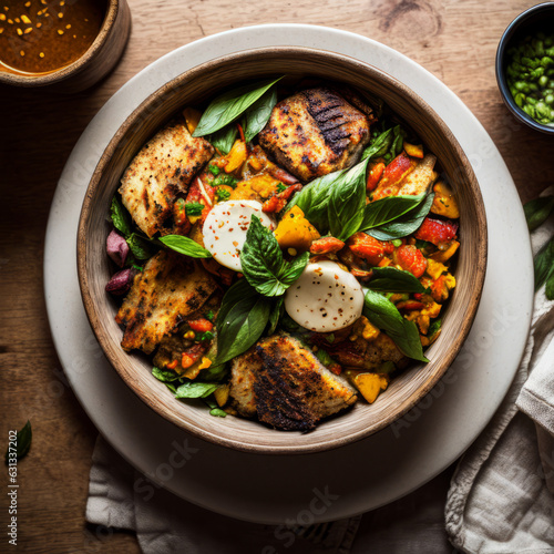 Wallpaper Mural rice with vegetables Torontodigital.ca