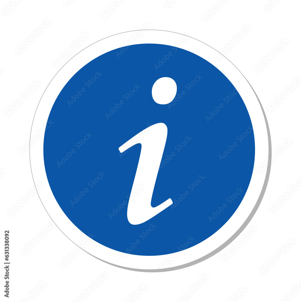 ISO Mandatory Circle Sign: Tourist Information Symbol (IS-1293) ISO Mandatory Circle Sign: Tourist Information Symbol (IS-1293)