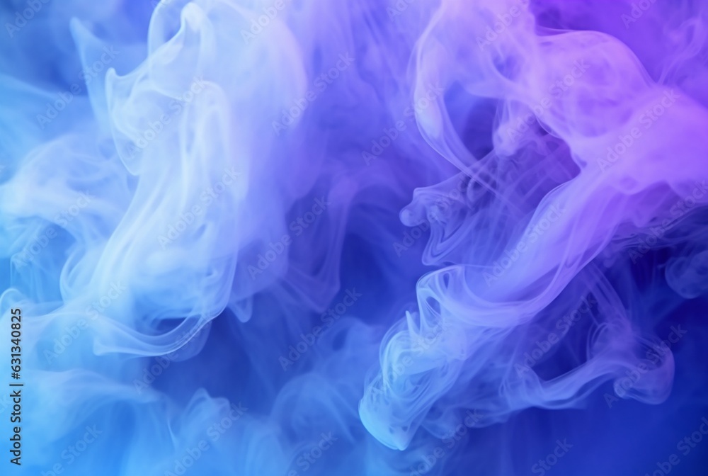 pastel blue smoke abstract solid background. generative ai