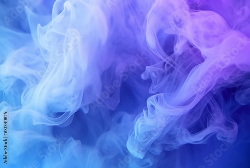 pastel blue smoke abstract solid background. generative ai