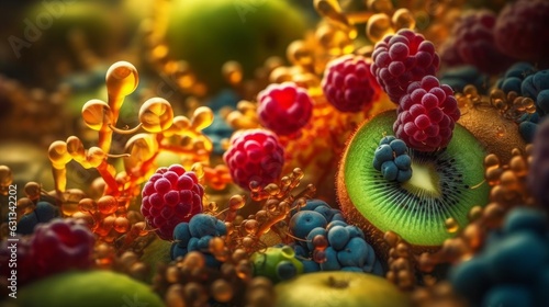 Vibrant Delights: Exploring the Palette of Nature’s Bountiful Fruits and Berries, generative AI