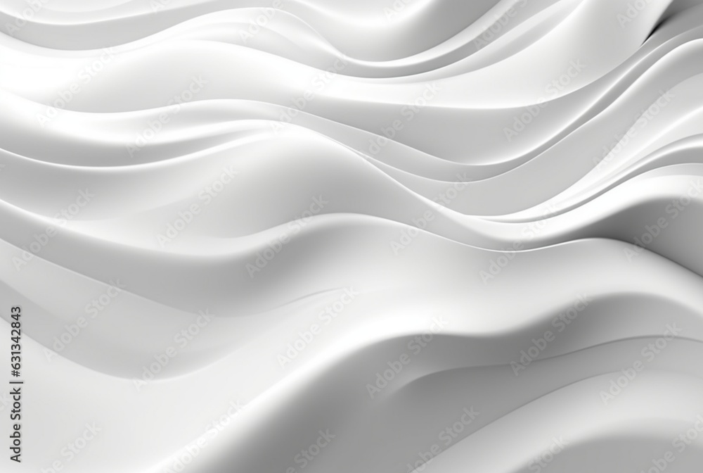 Soft Modern Wave Light Gray and White abstract background. generative ai Soft Modern Wave Light Gray and White abstract background. generative ai