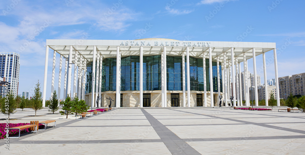 ASTANA, KAZAKHSTAN - JULY 17, 2023: Astana Ballet Theater is a