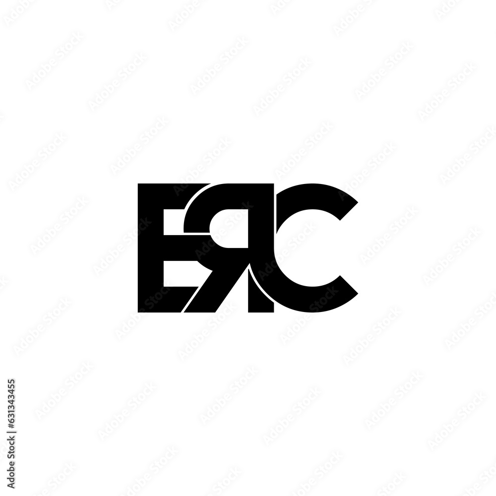 erc typography letter monogram logo design erc typography letter monogram logo design