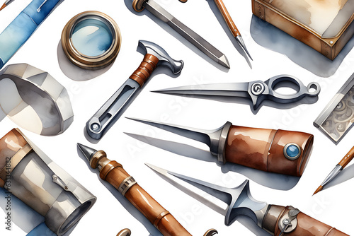 Wallpaper Mural many tools and dream, Generative AI Torontodigital.ca