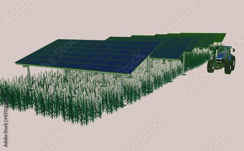 Photos "Harnessing Renewable Energy in Agrovoltaic Farming"
"Solar Harvest: Maximizing