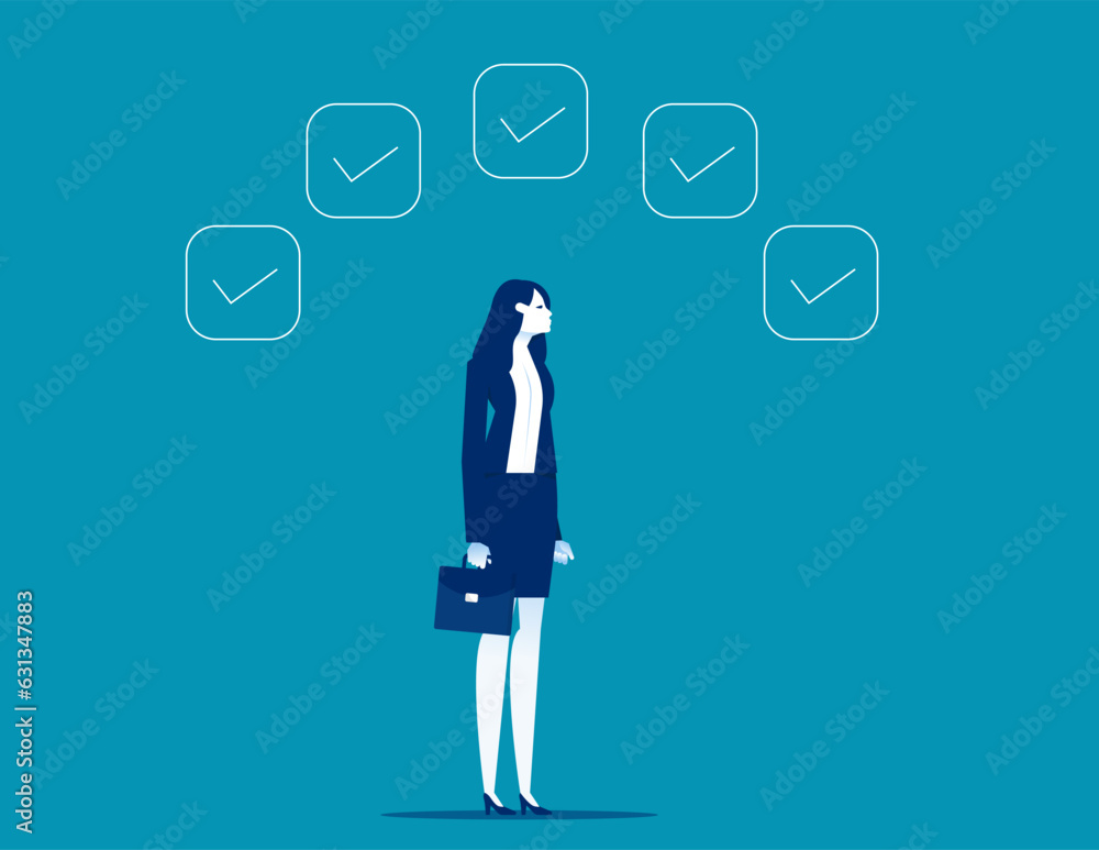 Skills and effective attitude with learning and self development. Business control in complete done concept Skills and effective attitude with learning and self development. Business control in complete done concept