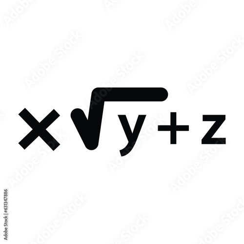 Back to school, einstein equation, formula icon