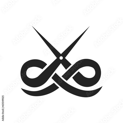 salon logo template. Icon Illustration Brand Identity. Isolated and flat illustration. Vector graphic