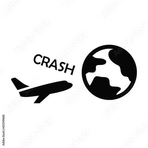 Rocket, rocket failure, crash icon
