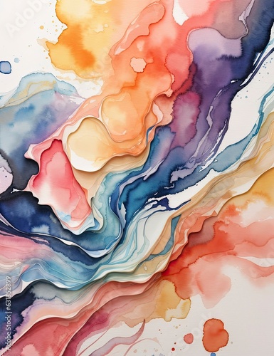 The Allure of Watercolor Abstract Backgrounds Explained, Generative AI
