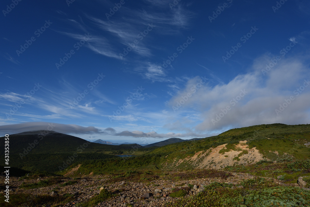 Fototapeta premium Climbing Mount Issaikyo, Tochigi, Japan