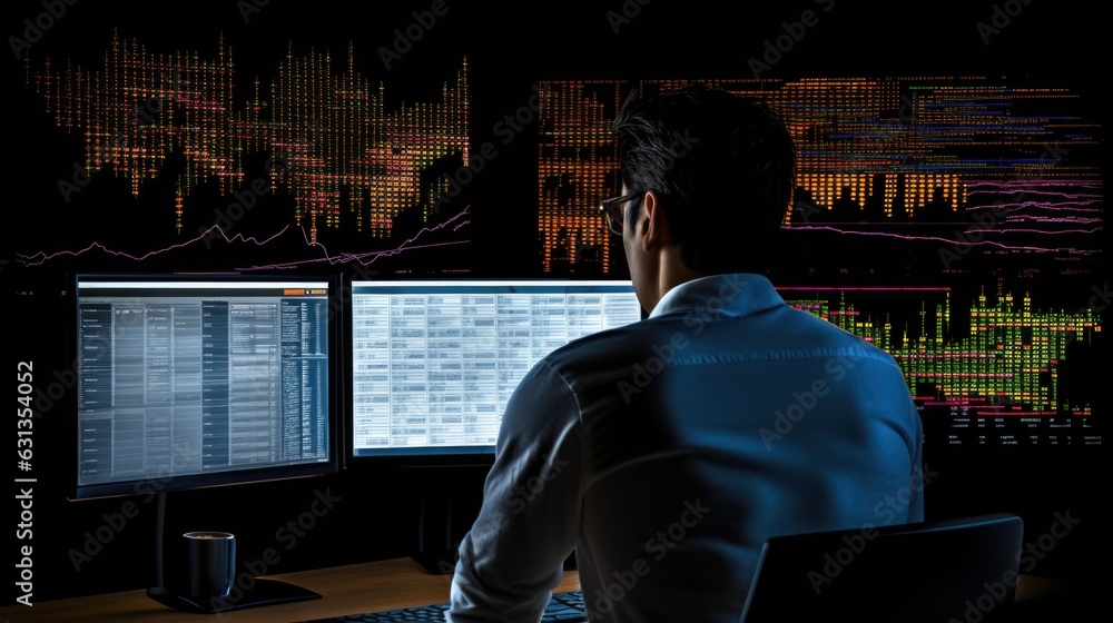 detailed-oriented accountant reviewing financial documents generative ai detailed-oriented accountant reviewing financial documents generative ai