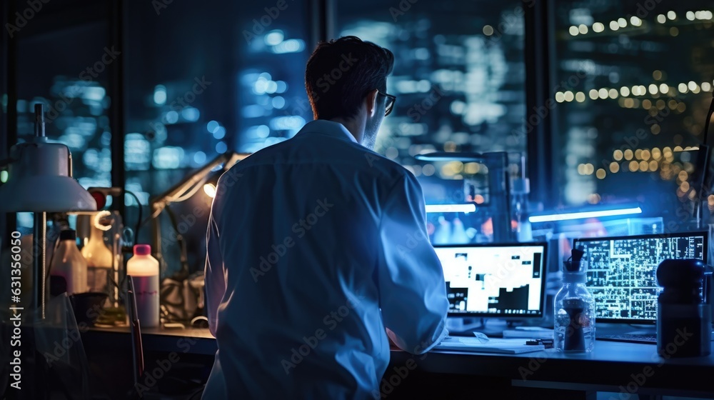 scientist working in a research lab generative ai scientist working in a research lab generative ai