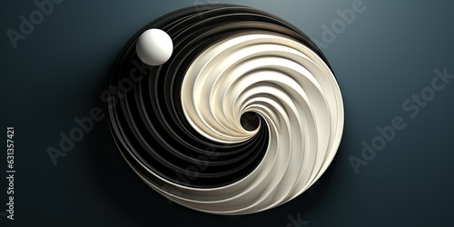Yin and Yang Symbol Representing Equality
