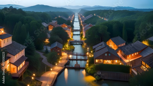 Ancient town of Suzhou - ai generated photo