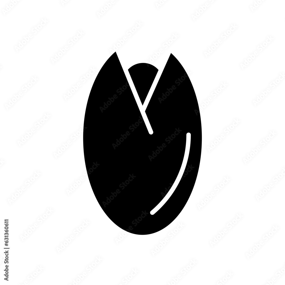 pistachio glyph icon