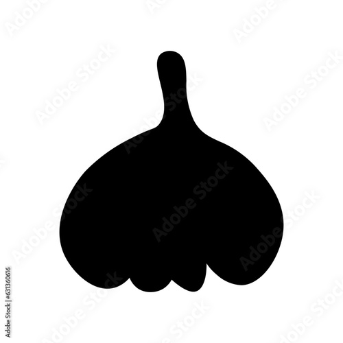 garlic glyph icon