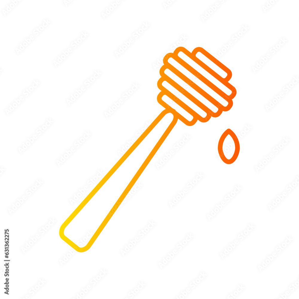 honey gradient icon honey gradient icon