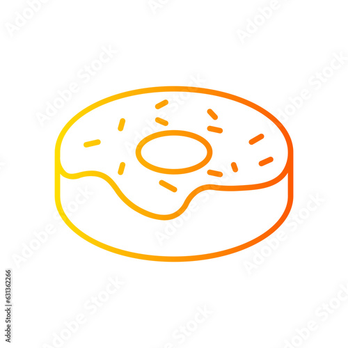 doughnut gradient icon