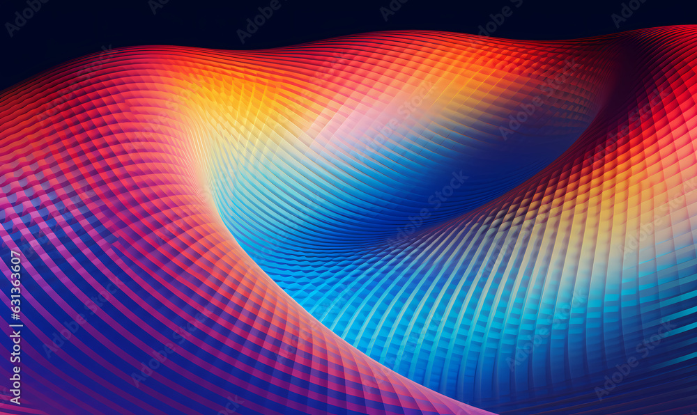 Prism gradient curved surface background Prism gradient curved surface background