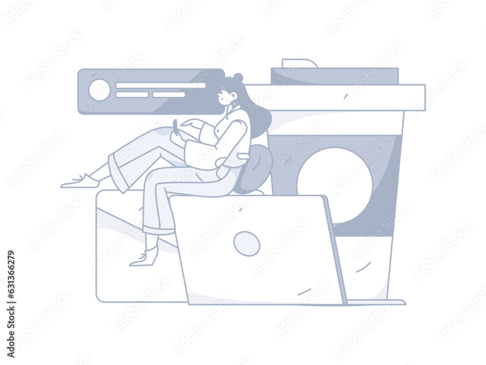 Business People Flat Vector Concept Operation Hand Drawn Illustration
Business People Flat Vector Concept Operation Hand Drawn Illustration