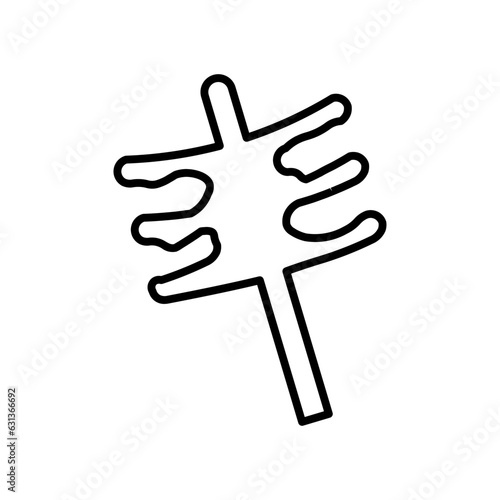 arugula line icon