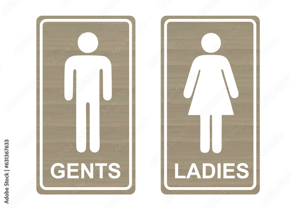 toilet signage icon with modern background toilet signage icon with modern background