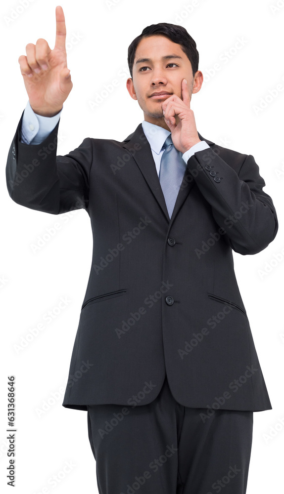 Digital png photo of biracial businessman on transparent background Digital png photo of biracial businessman on transparent background