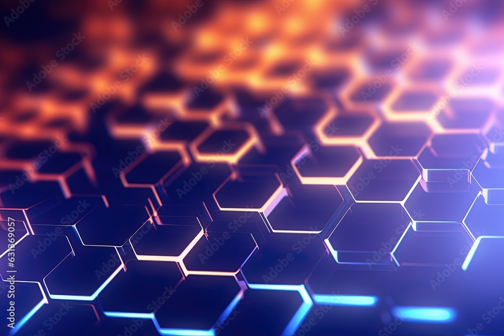 abstract futuristic background with pink blue glowing neon moving high speed wave lines honeycomb and bokeh lights. Data transfer concept Fantastic wallpaper abstract futuristic background with pink blue glowing neon moving high speed wave lines honeycomb and bokeh lights. Data transfer concept Fantastic wallpaper
