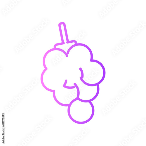 Raspberry gradient icon